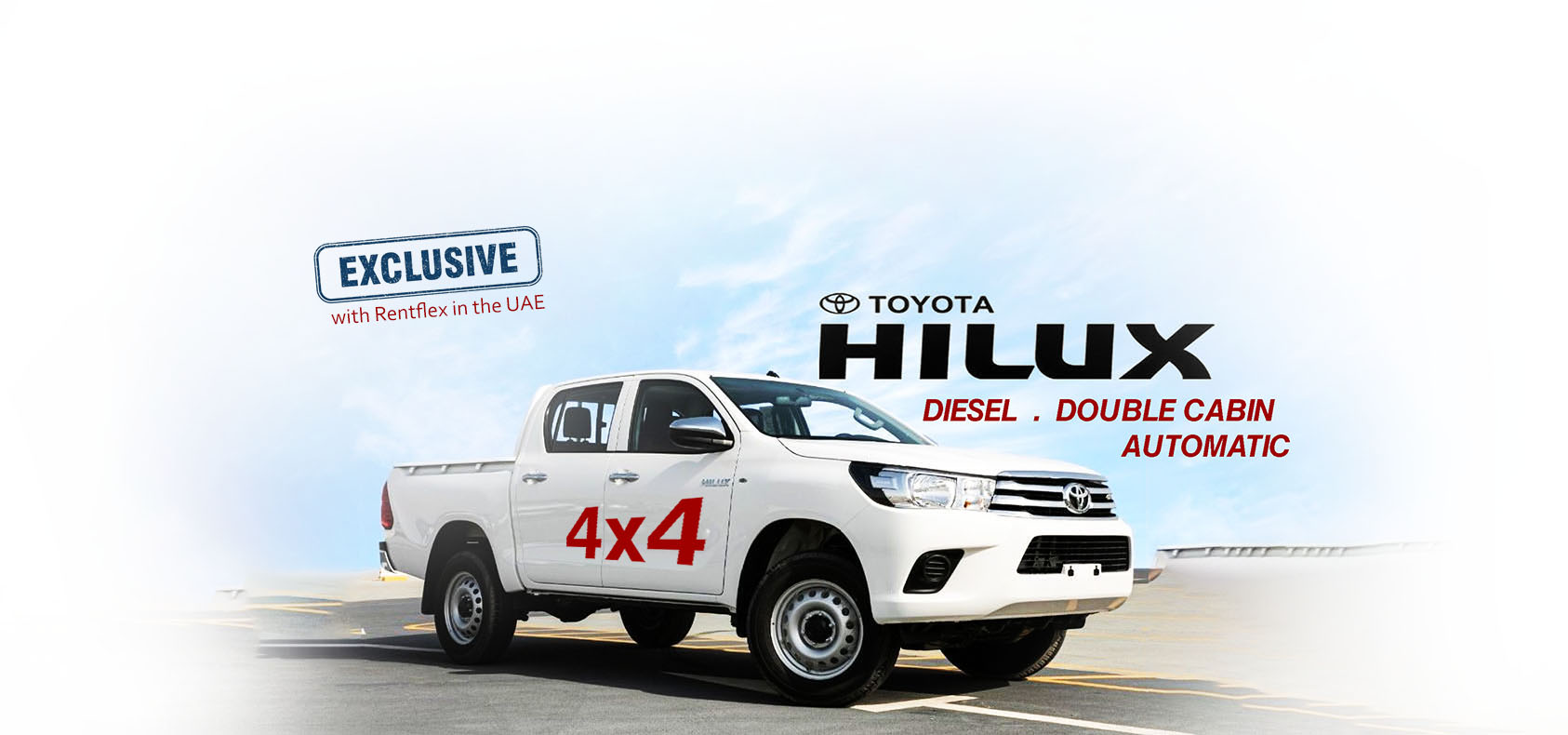 Toyota Hilux for rent in Dubai